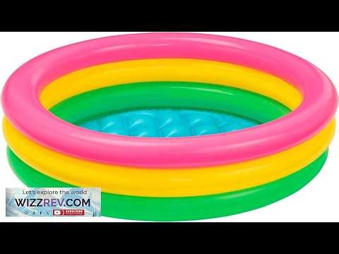 Intex 3 Hoop Inflatable Paddling Pool 61 x 22 cm