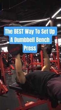 Use the proper setup when doing a DB Bench Press! #jdfitness #dbbenchpress #fitness #personaltrainer
