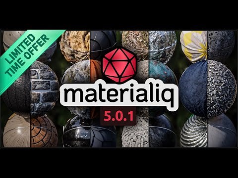 materialiq 5.0.1 release | BEST 8k material library for Blender