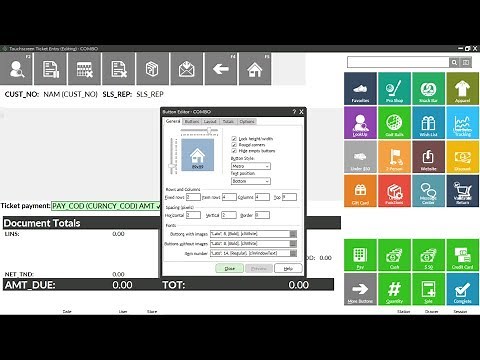 NCR Counterpoint - How to Change POS Buttons - Retail Management Systems