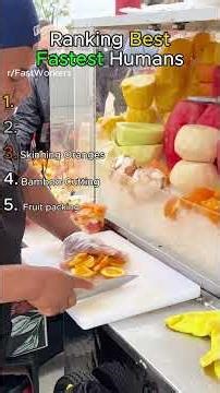 Ranking Insane Fastest Workers! 🤯 #shorts #fastworkers