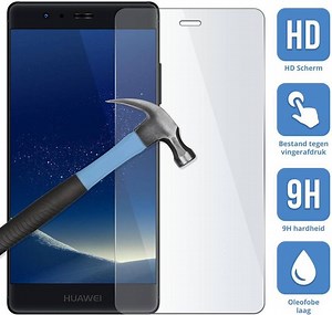 Huawei P10 Lite - Screenprotector - Tempered glass - Case friendly | bol