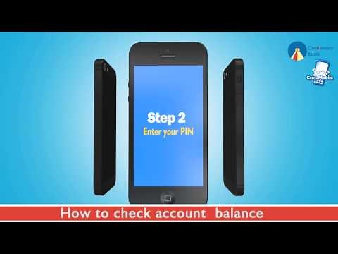 How to Check your Account Balance with Cente Mobile.