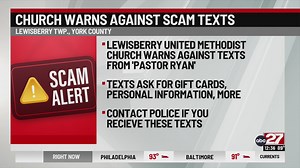 Local church warns of scam text claiming to be pastor