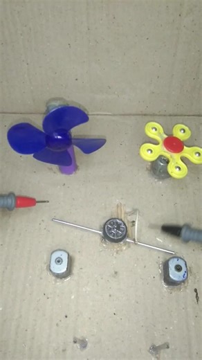Hand power switch machine with fan & spinner #dcmotor #project