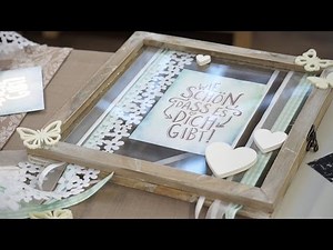 Bilderrahmen kreativ und individuell befüllen und gestalten - Die Muttertags-Geschenkidee