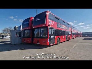 Little Walk Around Tour In My Workplace - Henley Road Bus Garage