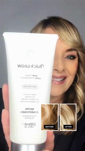 Stronger, faster growing blonde hair | Quick Grow | Facebook