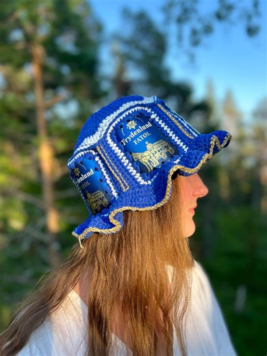 Crocheted Beer Hat (bucket Hat) - Etsy