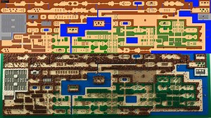 Zelda NES world map built with LEGO bricks defines the word epic