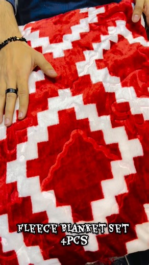 Fleece Blanket Set 4pcs🌸💯 | Shopping Planet