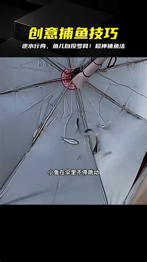 用水的力量釣大魚！創意倒傘捕魚法，讓魚兒走向自己的陷阱 #野人 #猎人 #山谷 #警察 #冒险