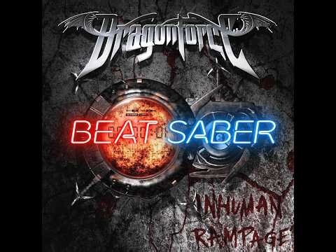 Through the Fire and Flames - Dragonforce, Beat Saber custom map [Expert+]
