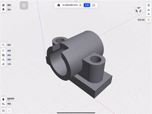 sharp 3D练习：机械零件23