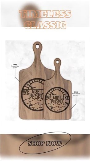 Charcuterie Engraved Hardwood Cutting Board: Lake House Decor, Fisherman Gift Housewarming Gift