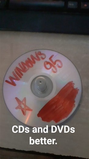 I install Windows or Linux via CD or DVD.