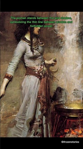 The Magic Circle: The Forbidden Ritual Hidden in an Ancient Painting ✨🕯️|| #hiddenhistory #painting