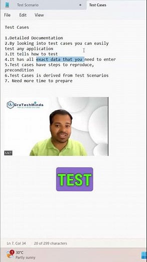 Test Scenario VS Test Cases #education #technology #softwaretesting #shorts