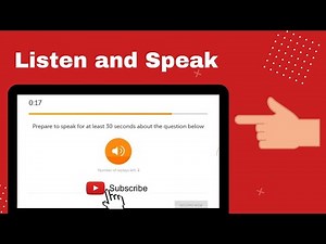 Duolingo English Test | Listen and Speak | Speaking & Listening | Important Information with answer