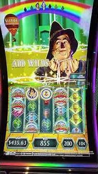 Got a MAX BET bonus on Wizard of Oz!