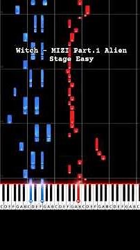 Witch - MIZI Part.1 Alien Stage Easy PIANO TUTORIAL 1/2 #piano
