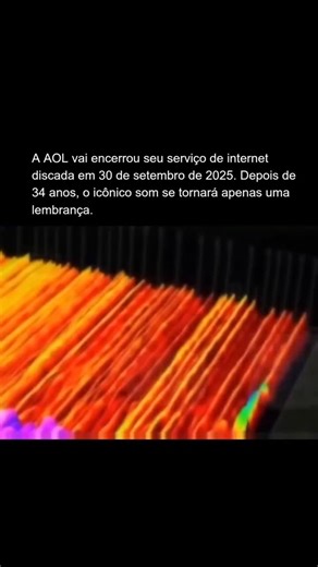 Explicado on Instagram: "A AOL (America Online) anunciou que descontinuará seu serviço de internet discada em 30 de setembro de 2025, encerrando uma era que começou em 1991. O serviço, que utilizava modems conectados a linhas telefônicas fixas, foi pioneiro na popularização da internet nos Estados Unidos e em outros países. A decisão de encerramento foi comunicada pela empresa, que afirmou ter avaliado periodicamente seus produtos e serviços, optando por descontinuar a internet discada devido à 