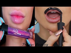 23 New Lipstick Tutorials & Cute Lip Art Ideas Tutorial Compilation