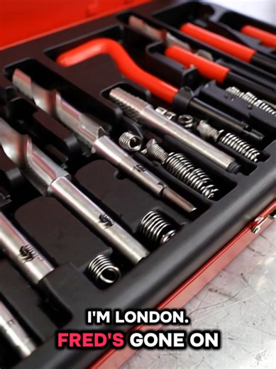 Complete thread repair kit keeps your car engines running smooth #DIYRepair #ThreadRepair #CarTools #ToolKit #TikTokFinds