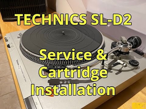 Technics SL-D2: Service & Cartridge Installation (AT-VM95C)