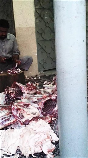 Big Goat Mutton Order | Professional Mutton Cutting Scale#meatfood