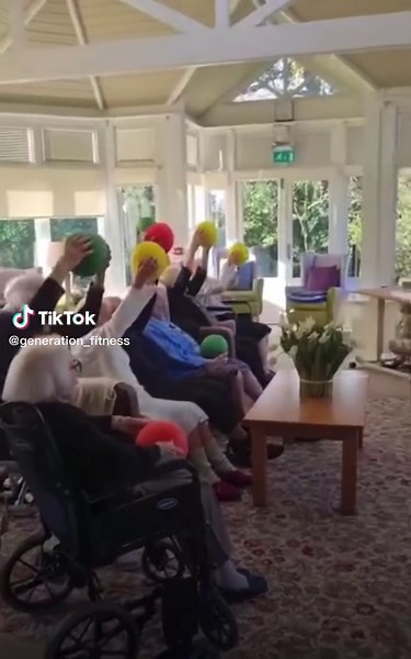 Generation Fitness Class for Care Home Residents