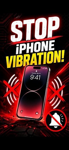 How to Turn OFF ALL iPhone Vibrations 🔕 (2026) | Quick iPhone Fix