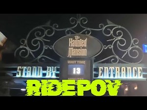 Haunted Mansion FULL Ride POV | Disney World Magic Kingdom
