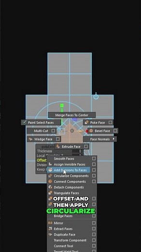 Localized Topology Trick for Clean Circle Holes in Maya #mayatutorial #modelingtips #topology