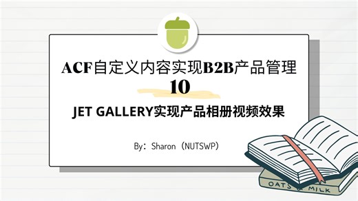 Jet Gallery实现产品相册视频效果