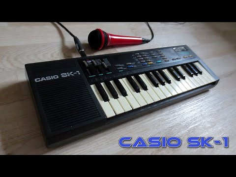 CASIO SK-1 Sampling Keyboard (1985) My first Sampler