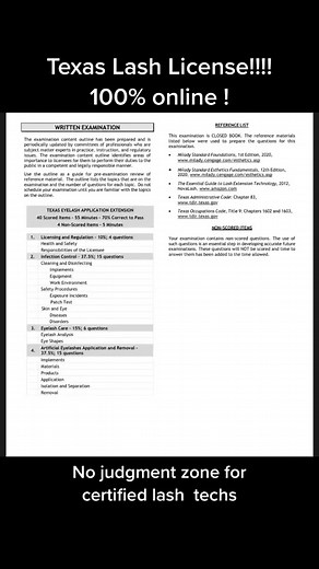 Before you become a licensed lash artist, you need to pass BOTH practical and written exams. And passing them means you're adding more value to your business and future lash clients. Being licensed is a huge edge than just being certified! 💯#dallaslashes #dallaslashtech #dfwlashartist #texaslashes #texaslashextensions