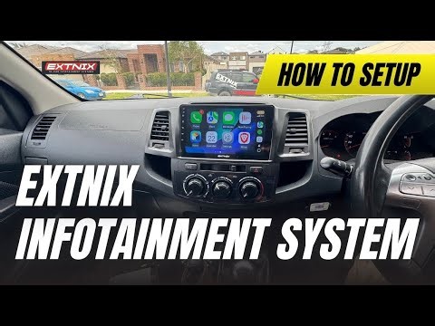How to setup your Extnix N70 Hilux Wireless Apple CarPlay & Android Auto Infotainment Headunit