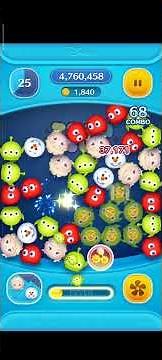 Tsum Tsum Elsa & Olaf Skill 6 game play using Bonus Items