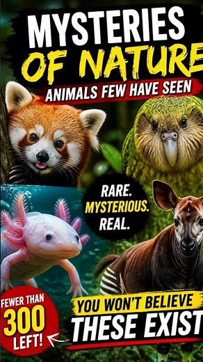 Mysteries of Nature: Animals Few Have Seen