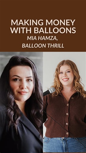 Hayleigh | Podcast Strategist • Manager • Producer on Instagram: "Think you can’t make money with balloons? Think again. 💰 ⁠ Mia, @balloonthrill, built a six-figure balloon business—from scratch, as a new immigrant, with no startup money. And now she’s helping others do the same. ⁠ Sometimes the simplest ideas are the most profitable. 👏 ⁠ 🎧 Hear her story on the Employee to Boss podcast — link in bio! ⁠ #businessgrowth #femaleentrepreneur #creativeentrepreneur #sidehustle #successstory"