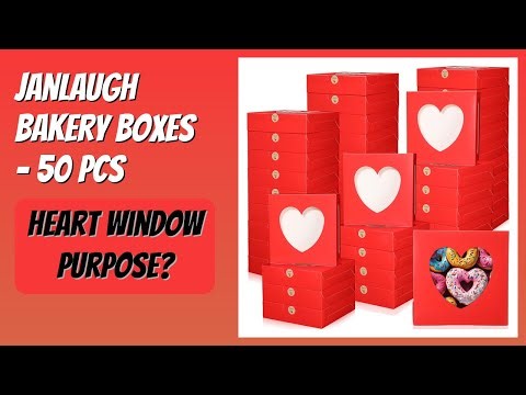 REVIEW (2026): Janlaugh Bakery Boxes - 50 Pcs. Features