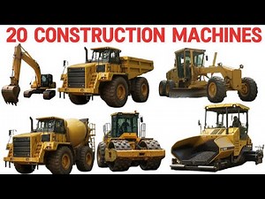 Heavy Equipment Used in Construction | Construction Machines | Edumixplanet