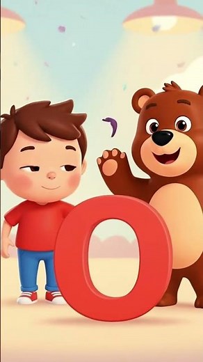 👉 Aprende la vocal O con Oso, Oreja y Olla 🐻👂🍲 | Mini video para niños