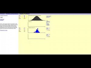 Sampling Distribution Simulation