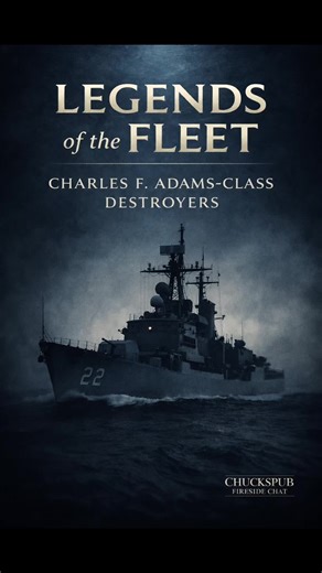 Before modern Aegis destroyers and vertical launch systems, there was the class that changed everything. The Charles F. Adams–class destroyers were the first U.S. Navy destroyers built from the keel up to fight with guided missiles, redefining air defense for the fleet during the Cold War. From Vietnam to the Mediterranean, these ships stood watch wherever tension rose. Legends of the Fleet — Charles F. Adams–class Destroyers. #LegendsoftheFleet #USNavy #DestroyerLife #NavalHistory #ColdWarNavy