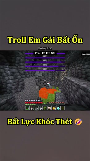 Troll Em Gái Bất Ổn Trong Minecraft Siêu Hài Hước ( Tập 8 ) 🤣 #shorts