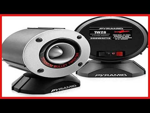 Pyramid Marine Bullet Horn Tweeters: Clear, Crisp Sound for Your Boat