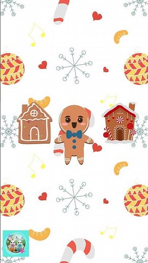 Run, Run as Fast as You Can! 🍪🎵 Gingerbread Man Song for Kids #gingerbreadman #songsforkids