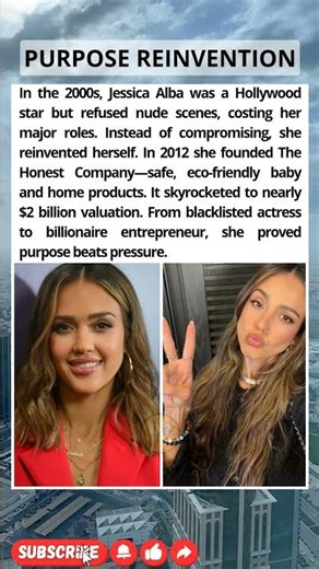 Jessica Alba REFUSED to Compromise Her Values!